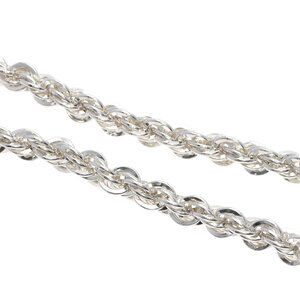 Tiffany Co Twisted Rope Necklace Silver